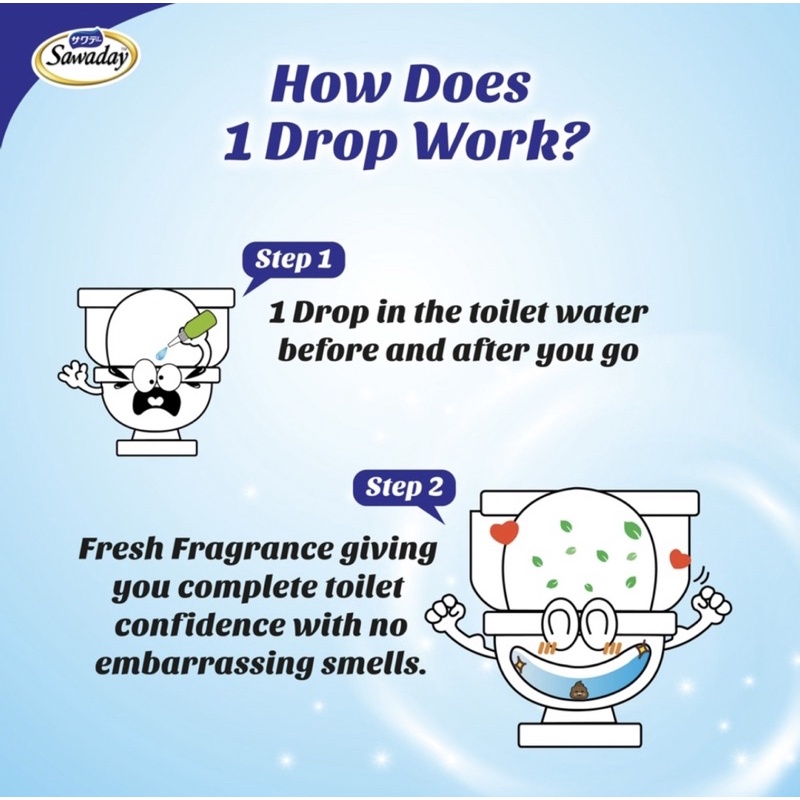 Sawaday One Drop 20ml Freshen Toilet with Just 1 Drop