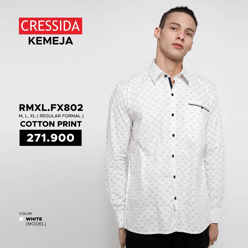 KEMEJA PRIA CRESSIDA. RMXL.FX802