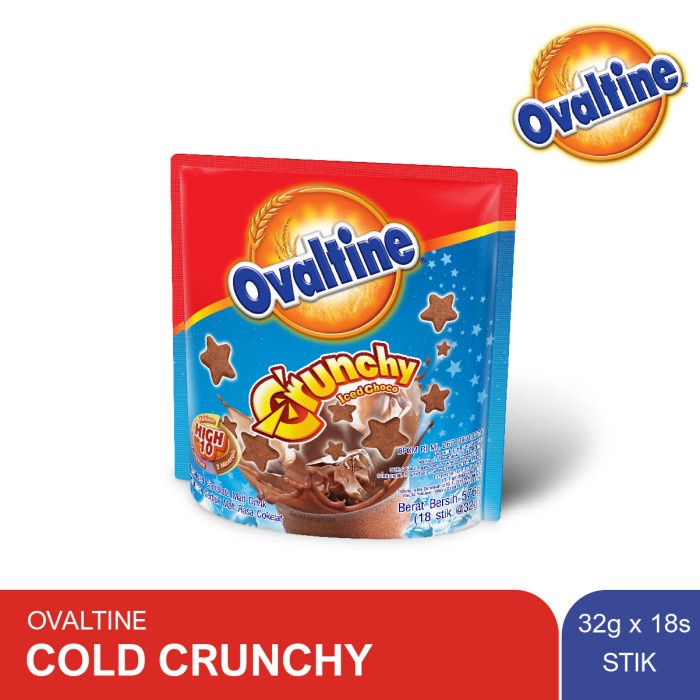 

101bfbb Ovaltine Cold Crunchy Susu Bubuk Coklat Stik 32Gx18S Xa201As