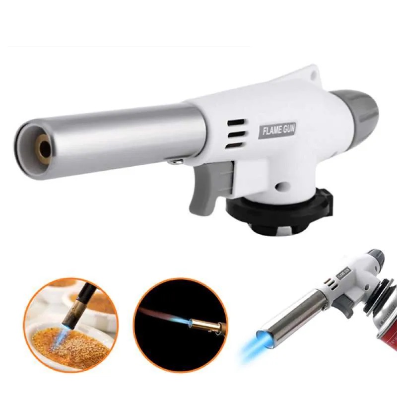 TORCH GAS Pematik Api Alat Bakar Makanan Pemanas Las Gas Torch Flame Gun Portable Blow Torch Kepala Las Manual Tembaga