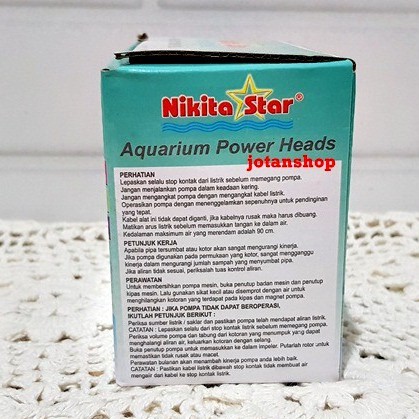 Nikita Star Ns 1200 Ns1200 Ns-1200 Mesin Pompa celup Aquarium aquascape Murah