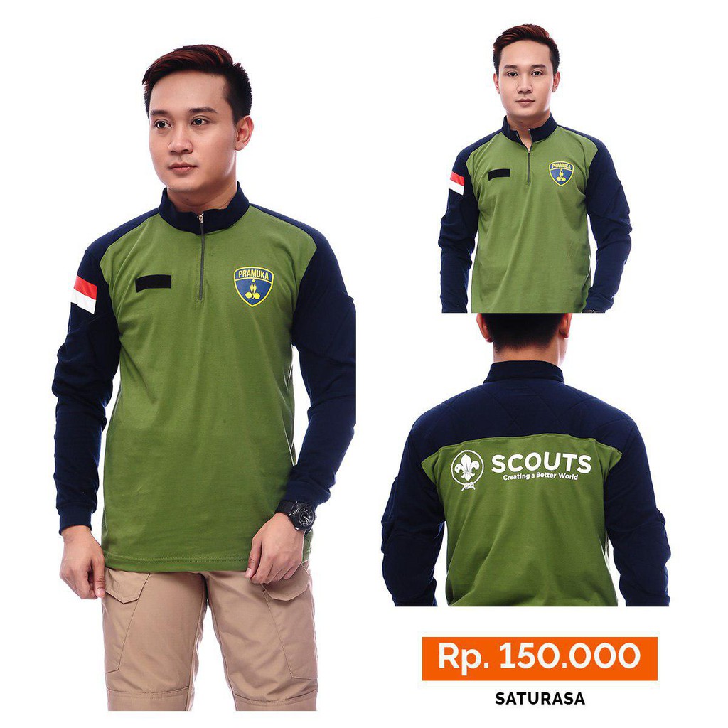 Jaket Saka Dirgantara Distro Pramuka Shopee Indonesia