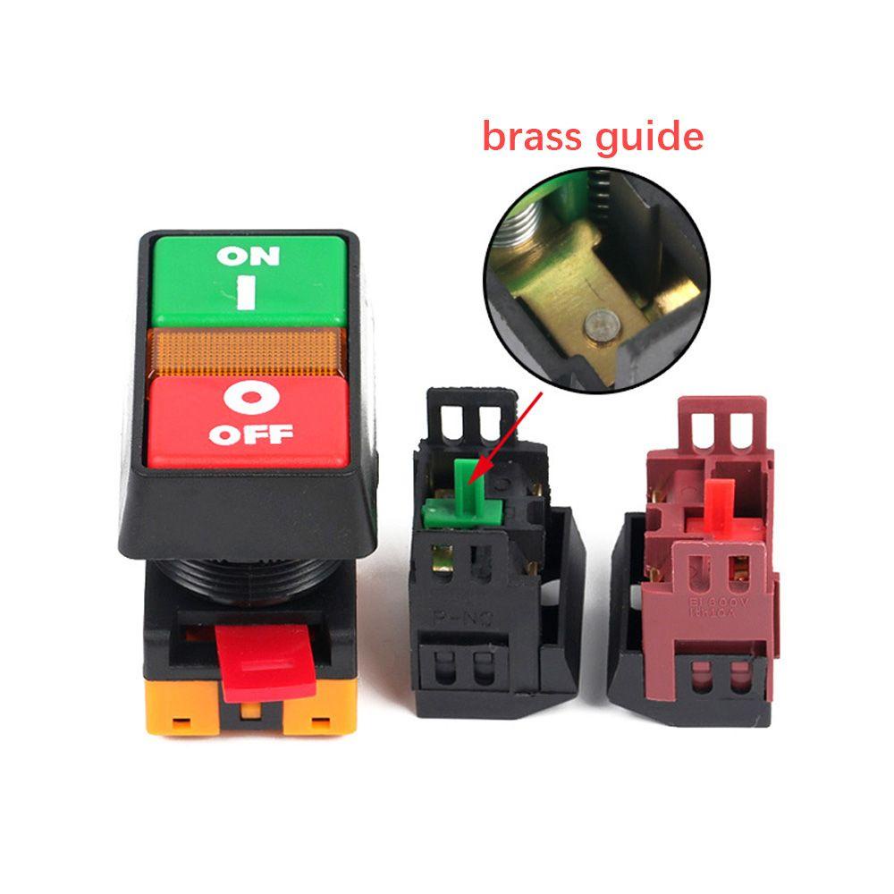 TOP Push Button Switch Flame Retardant Self-reset 24V /220V /380V AS-22