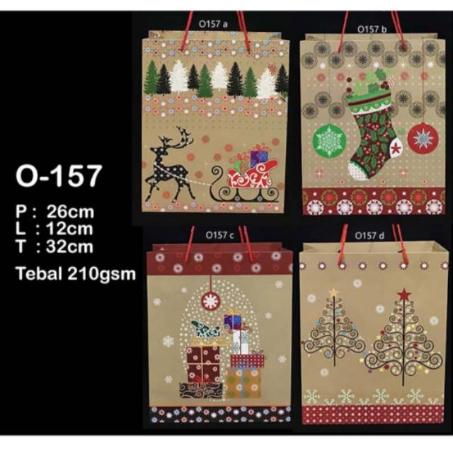 

GOODIE BAG | PAPERBAG NATAL UKURAN M ISI 12 PCS (O-157)
