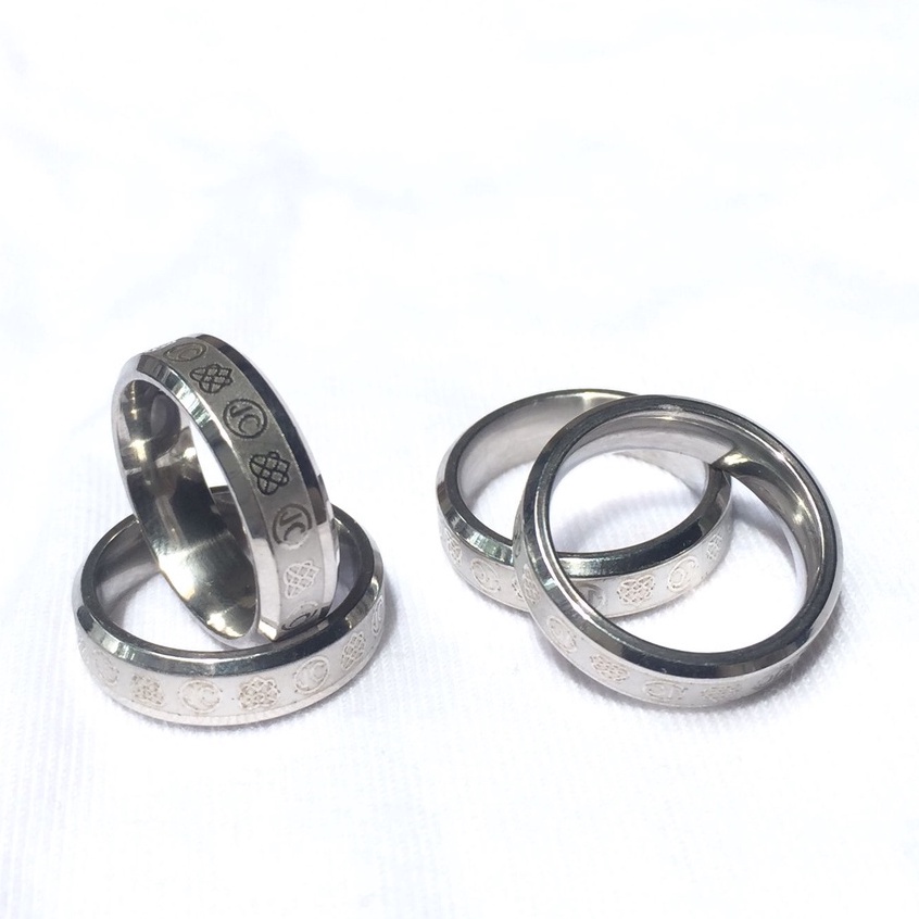 [COD] CINCIN TITANIUM SILVER UKIR IKATAN CINTA/ KUALITAS SUPER ANTI LUNTUR ANTI KARAT / CINCIN PRIA WANITA ANAK COUPLE TUNANGAN / DUNIAGELANG.ID