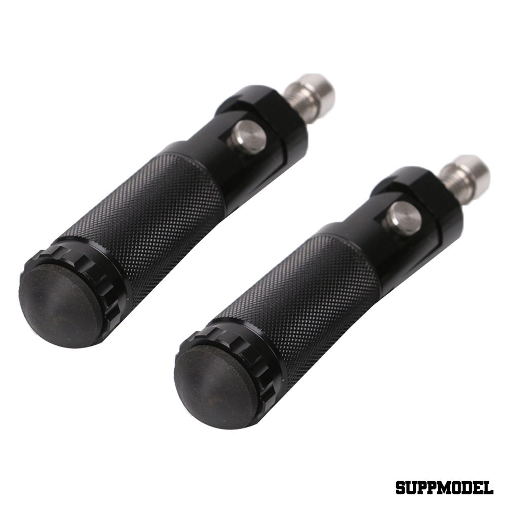 Spm 2pcs Pedal Pijakan Kaki Lipat Universal Bahan Aluminum Untuk Motor