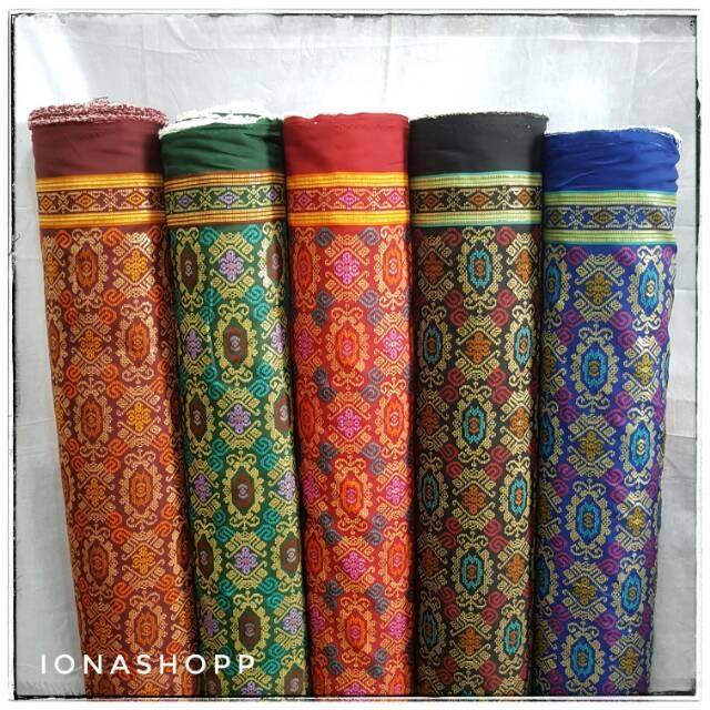 Kain batik sanwos foil motif songket JM-02
