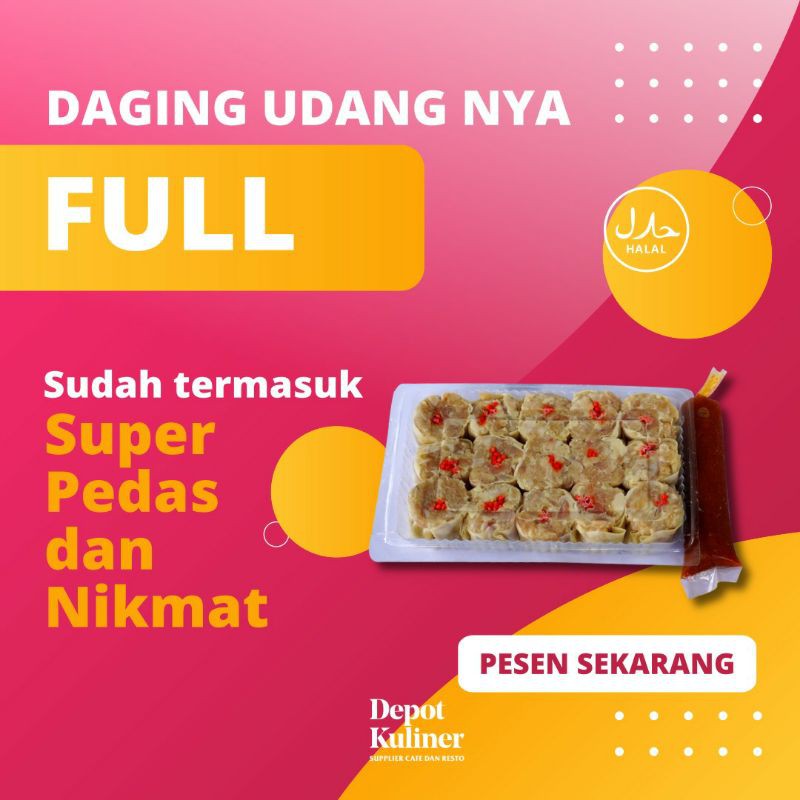 Dimsum Siomay Ayam Mika Isi 15 Pcs Frozen Food Halal Murah Grosir Medan