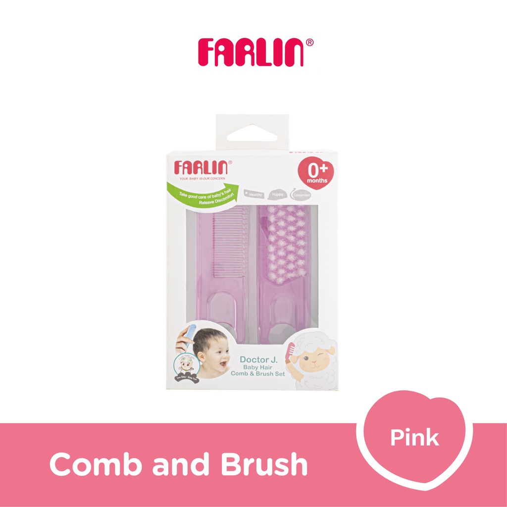 FARLIN COMB &amp; BRUSH SET