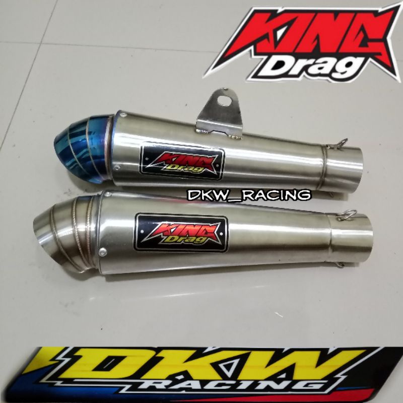 Knalpot Racing Kingdrag Jigsaw Slincer Saja Suara Helikopter (50mm)