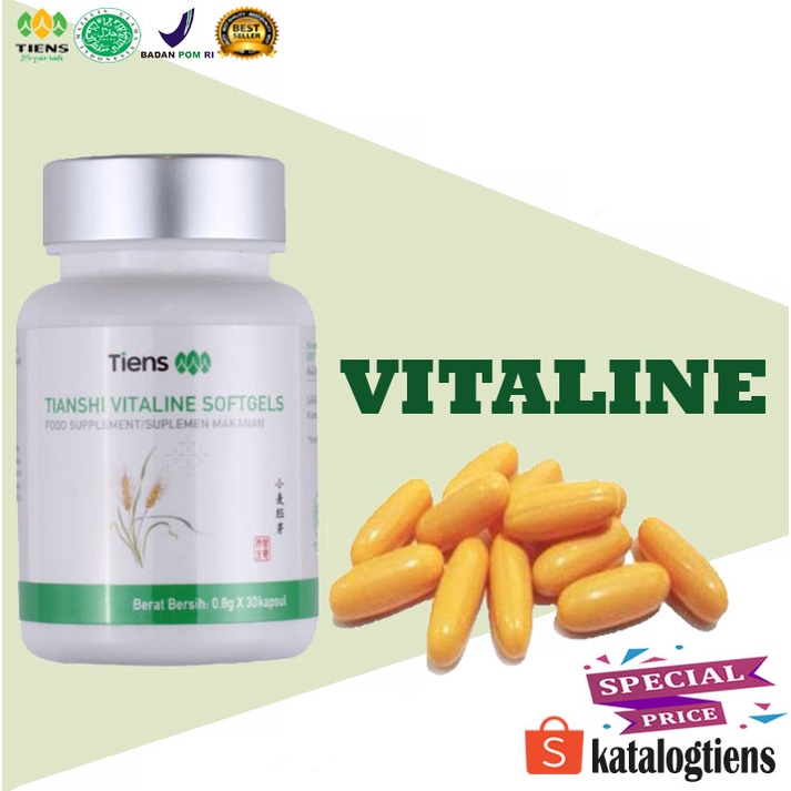 (COD) tiens Vitaline softgel/pemutih vitaline/pemerah bibir alami/vitaline tiens/ vitaline tianshii