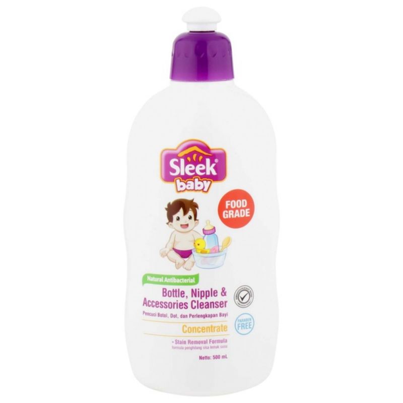 Sleek Baby Bottle Nipple And Accessories Cleanser 500ml