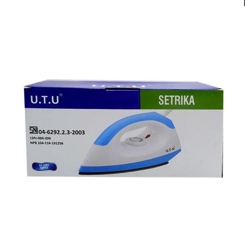 UTU Setrika Listrik Anti Lengket SE 1101 SUPER - Garansi 1 Tahun