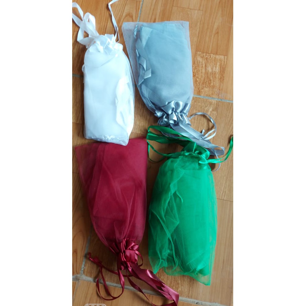 POUCH ORGANZA (KANTONG TILE) BUKU YASIN/MAJMU SYARIF