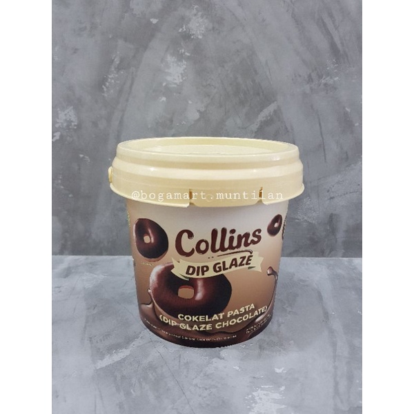 

Collins Dip Glaze Cokelat 1kg / Colins Coklat / Colin Chocolate / Selai Collins / Glaze Collins / Collins Pasta/ Selai Coklat / Pasta Cokelat