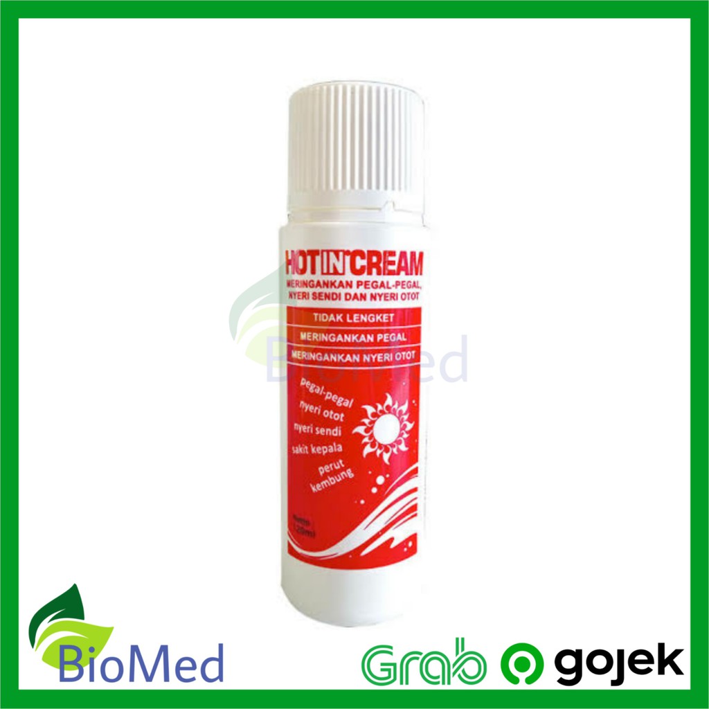 HOT IN Cream 120 gram - HOTIN Pusing Pegal Nyeri Encok Rheumatik
