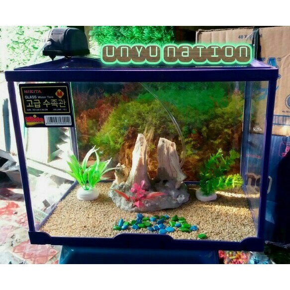 Aquarium Fiber Fullset Shopee Indonesia