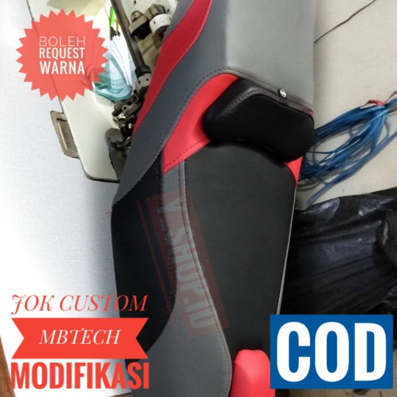 Jok Motor Custom Beat Street Deluxe Karbu Scoopy Genio Mio Xride Modifikasi Orginal