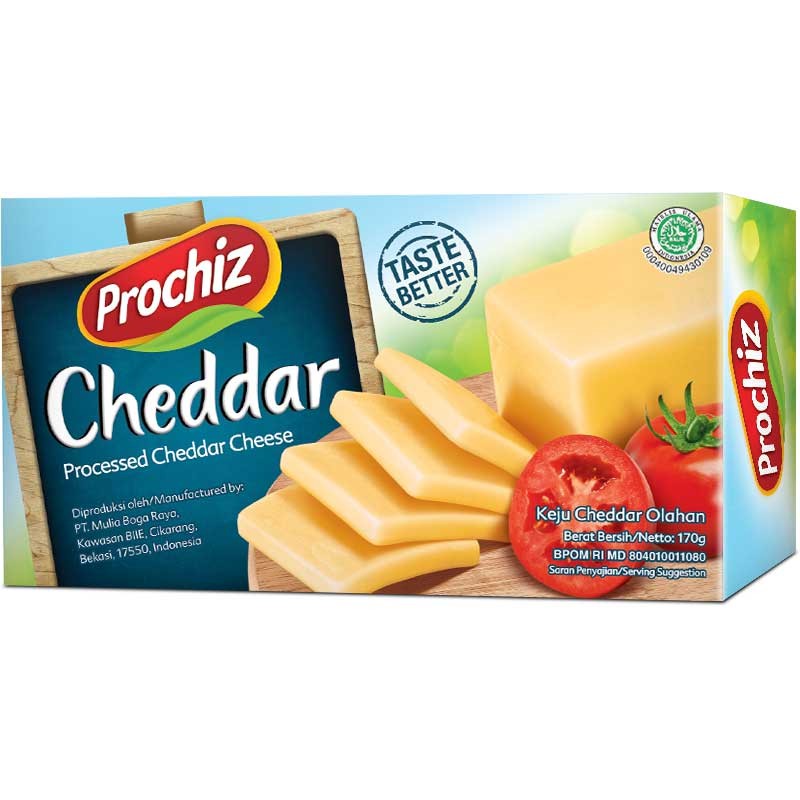 

Prochiz Keju Cheddar Olahan 170 gr