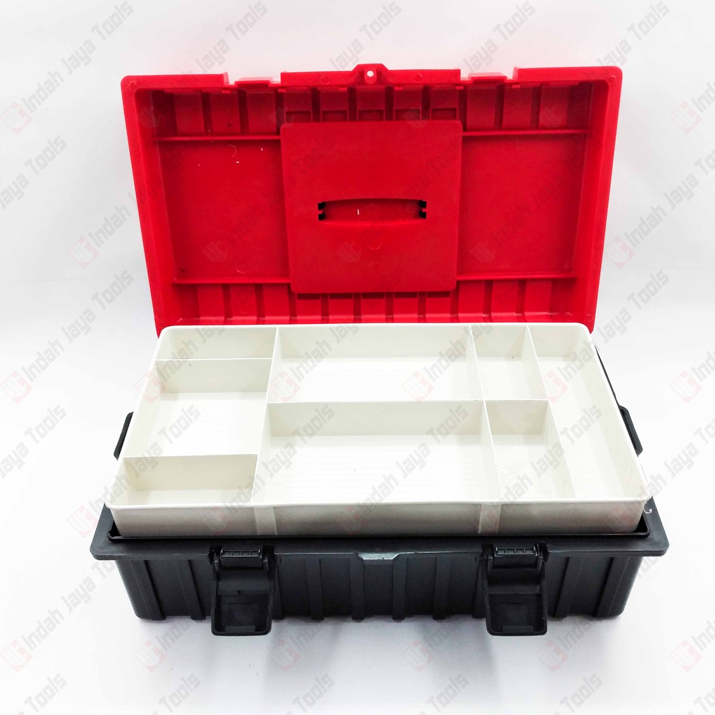 TEKIN Toolbox Besar Tool Box Kit Plastik Tempat Kunci Kotak Perkakas