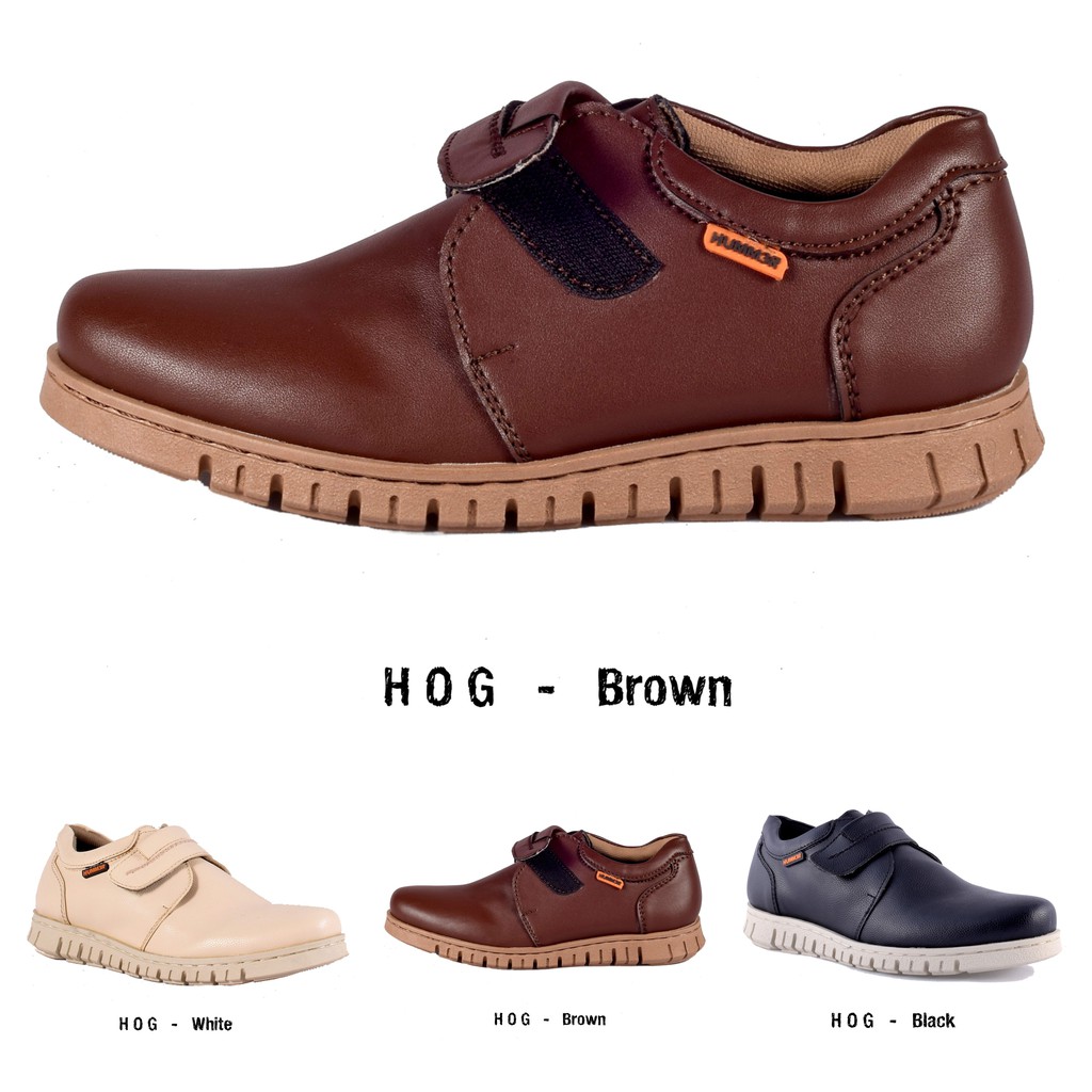 SEPATU KULIT ORIGINAL Sepatu Boots Pria  HOG