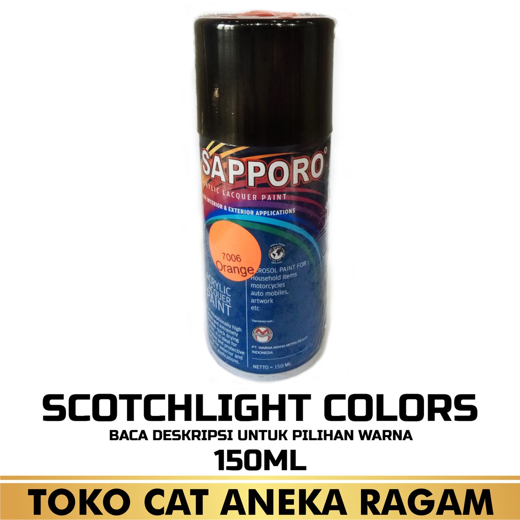 Sapporo Scotchlight 150 ml / Cat Spray Semprot Aerosol Terbaik