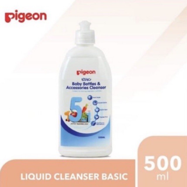 Pigeon Liquid Bottle and Accesories Cleanser 500ml - Pigeon Cuci Botol dan Mainan Bayi