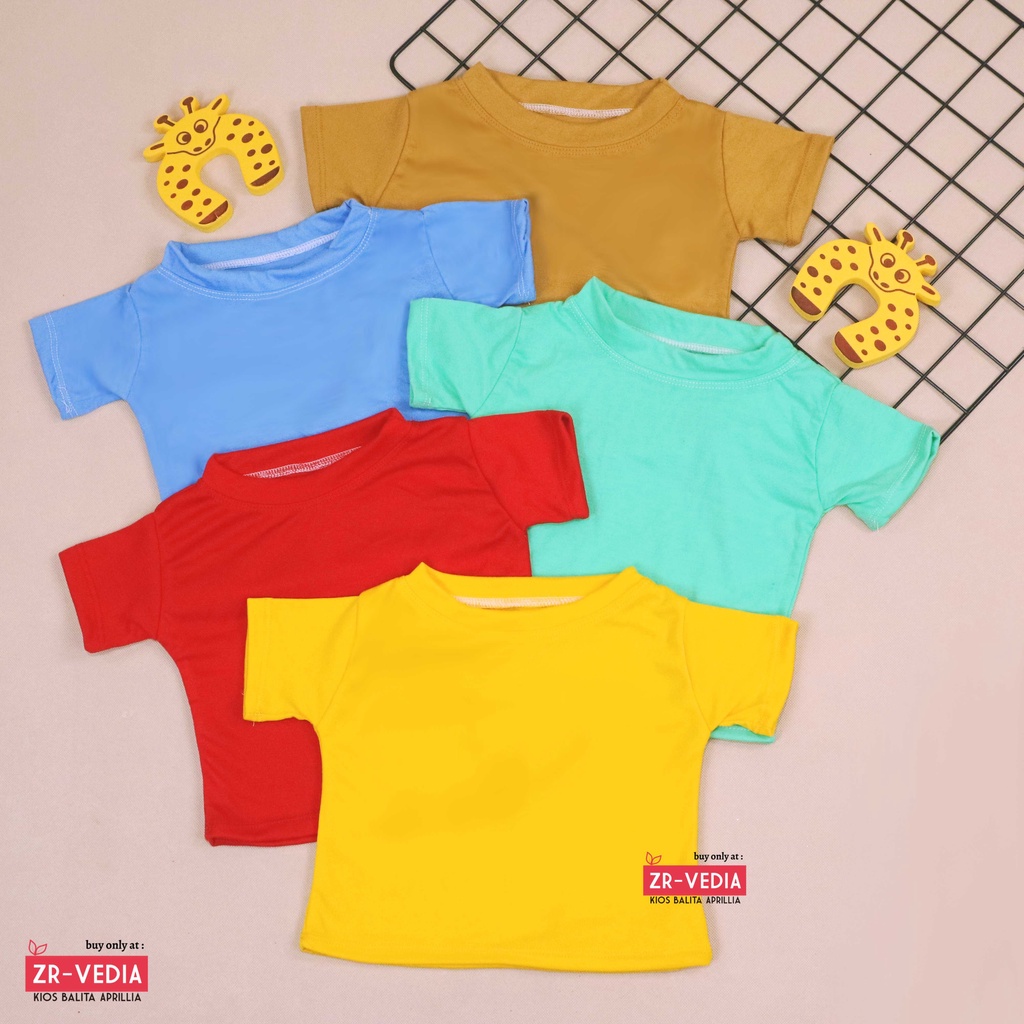 Kaos Isyana uk 1-6 Tahun / Kids T-Shirt Polos Kaos Anak Perempuan Baju Import Lengan Pendek Cewek