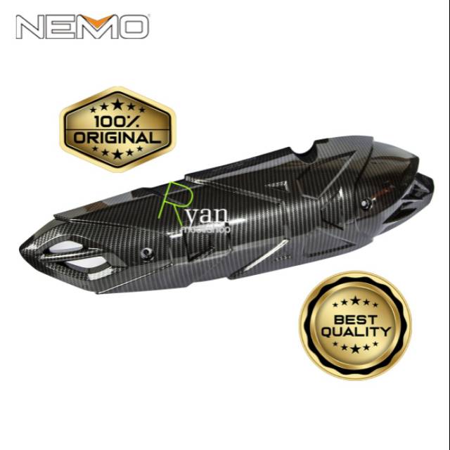 Cover knalpot nmax 2020 carbon tutup knalpot nmax new 2020 karbon