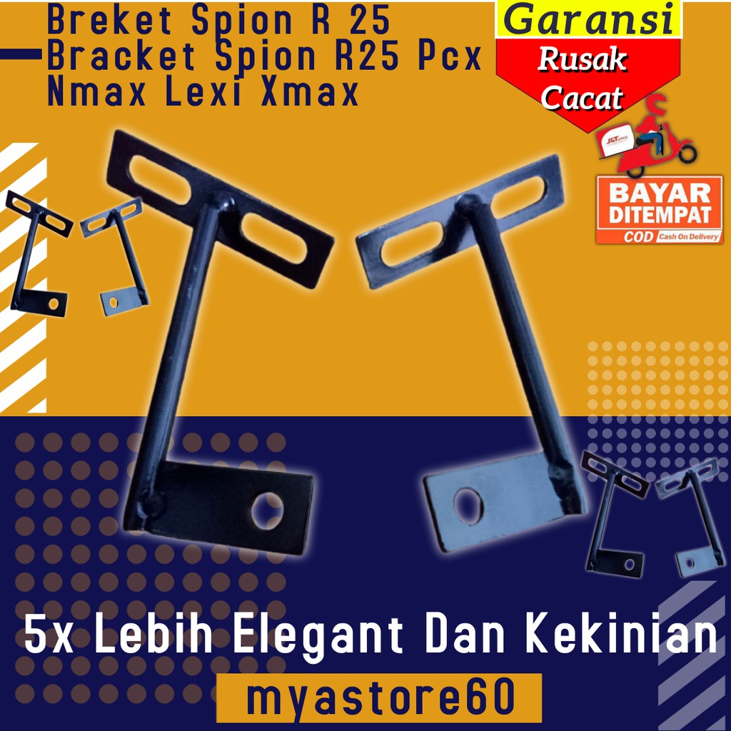 Breket Penyangga Cover Spion R 25 Bracket Spion R25 Pcx Nmax Lexi Xmax Spion R 25