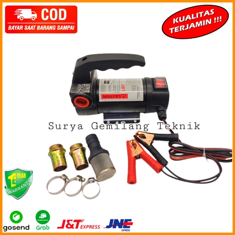 Pompa Solar DC 24Volt Pompa Minyak 24 Volt Dc Pompa DC Cairan Solar