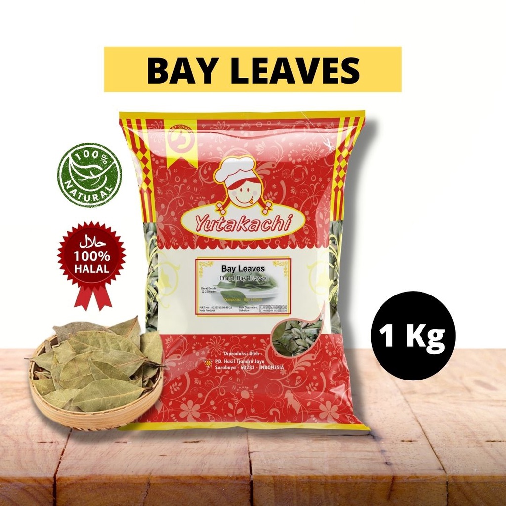 

Bay Leaves 1 Kg Yutakachi (isi 4 pcs @250gram)