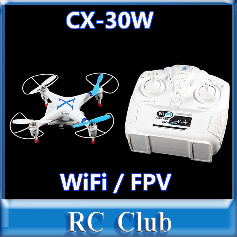 Quadcopter Drone Cx-30w 4-Axis Wifi - Hd Camera. With Remote Control