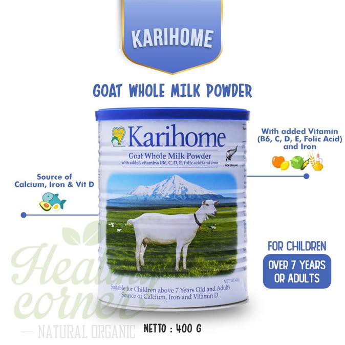 

Karihome Goat Whole Milk Powder (7 tahun keatas) susu kambing bubuk BOOM SALE