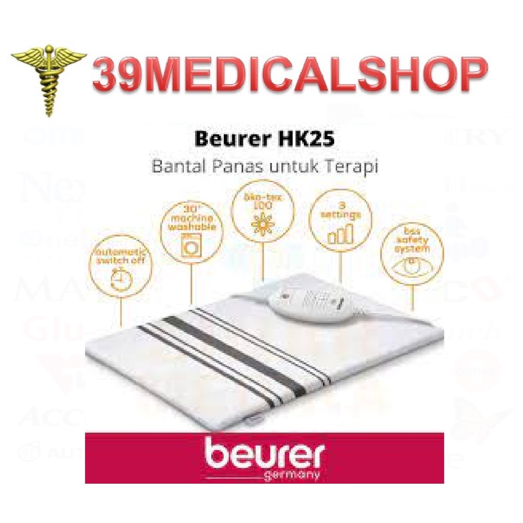 BEURER HK25 HEATING PAD BANTAL PANAS TERAPI HEAT HK25