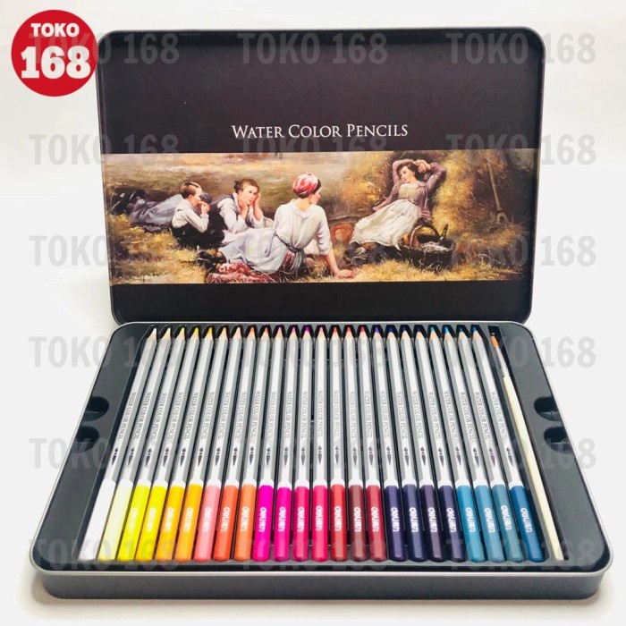 

Kusus Hari Ini Deli Watercolor Pencils 48 Colors 6523 (Set) Gilaa!!!