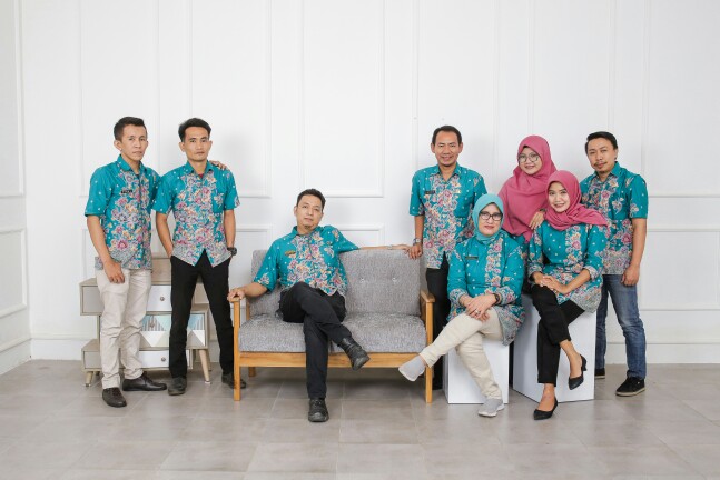 M-l-xl-xxl Batik Tunik Wanita Asj Sa Hrb026 Kenongo Pekalongan Sogan Tulis Batik Kerja Wanita Jumbo