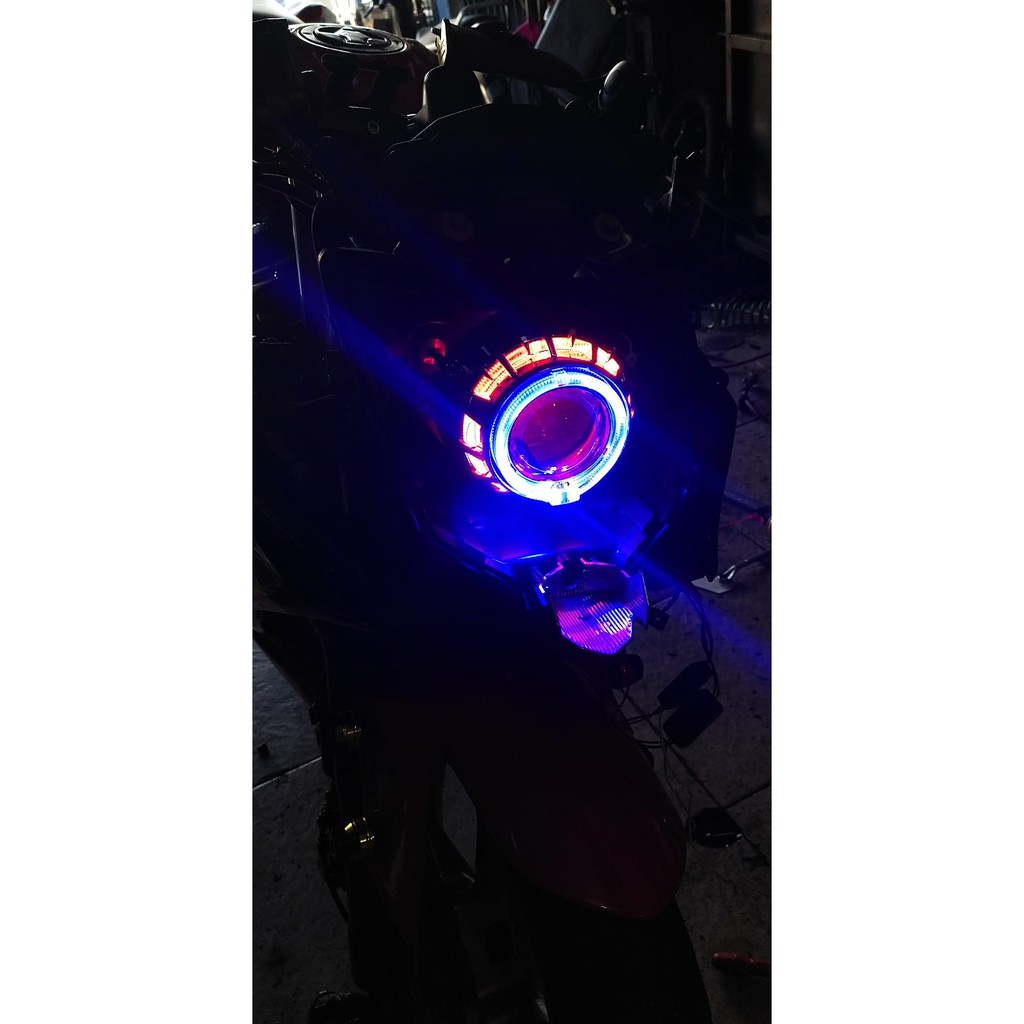 Lampu Projie Projector HID AES  Motor Mobil Ninja 250fi Z250 R15 R25 NMAX (UNIVERSAL)