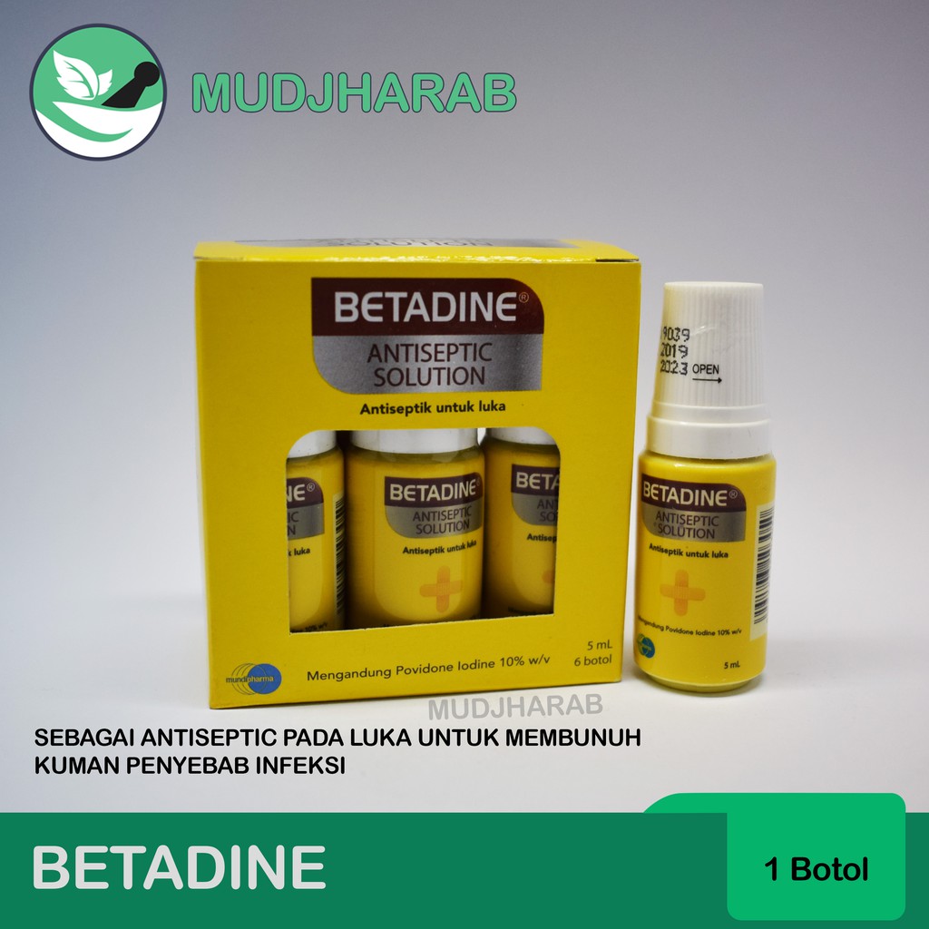 OBAT LUKA LUAR BETADINE ANTISEPTIC SOLUTION