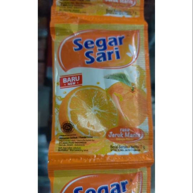 

SEGAR SARI JERUK (10 SACHET/RENCENG)