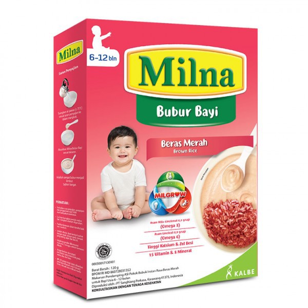 Milna Bubur Bayi UNtuk 6-12 Bulan 120gr