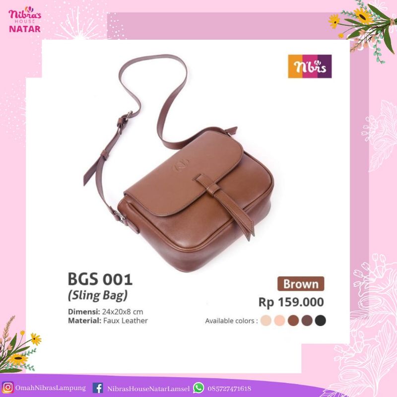 Tas Wanita Terbaru 2021 Sling Bag Nibras
