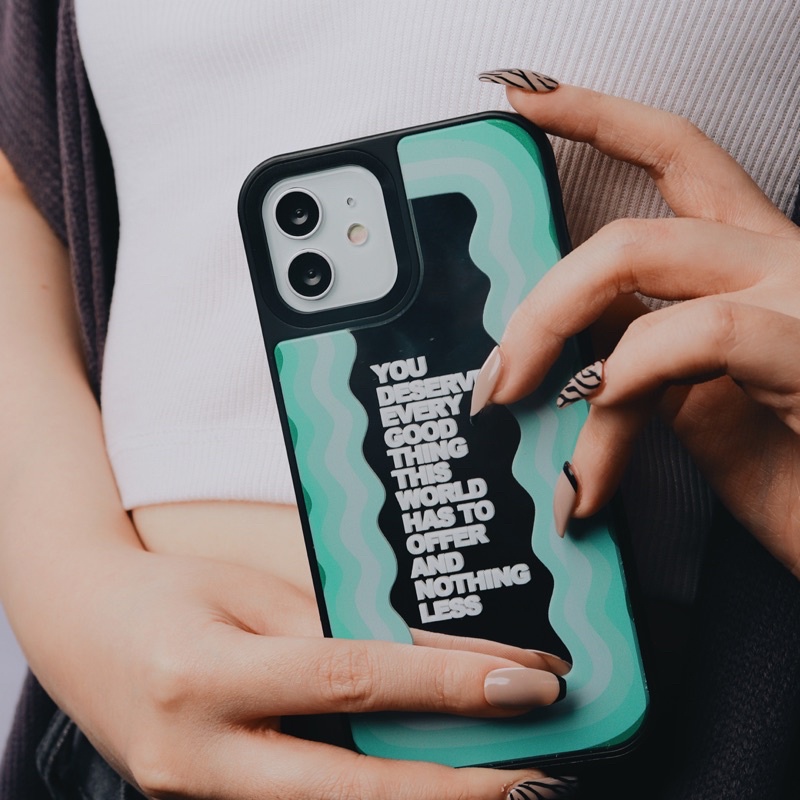 mirror case mental health casetify iphone 7 8 plus xs max 11 12 13 pro max