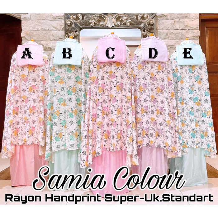 TERLARIS MUKENA KAIN KATUN BAHAN RAYON BALI JUMBO DEWASA MOTIF