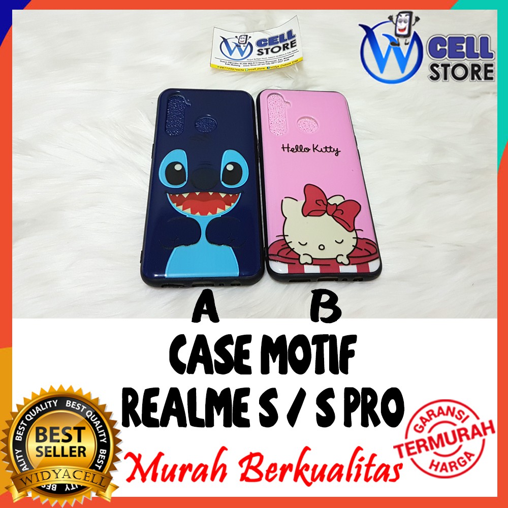 [WCELL] Hard Case / HardCase / Case Motif untuk REALME 5 ATAU REALME 5 PRO