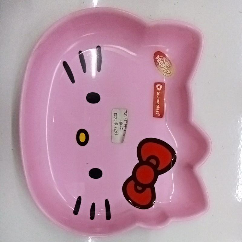 Mangkok Makan Anak Karakter Hello Kitty Putih