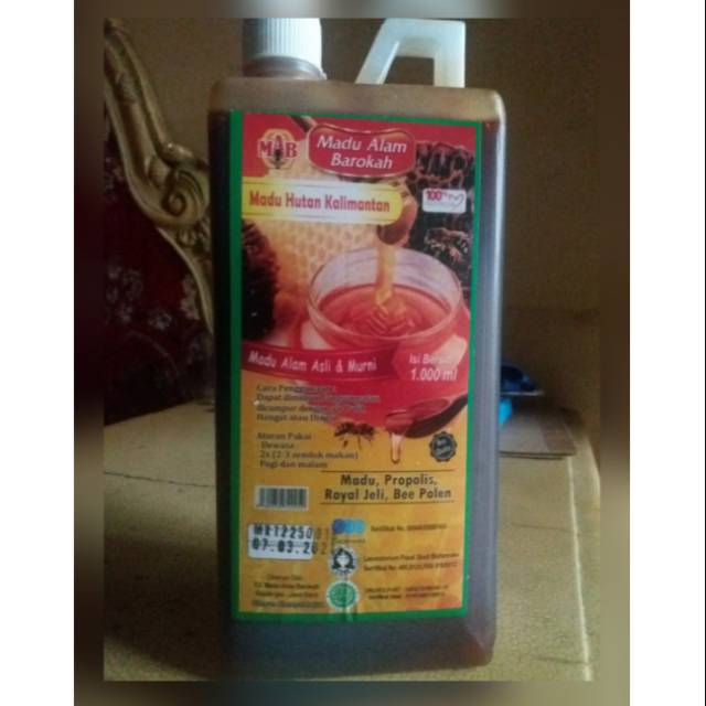 

lMadu Hutan Kalimantan ( Netto: 350ml ; 1000ml )