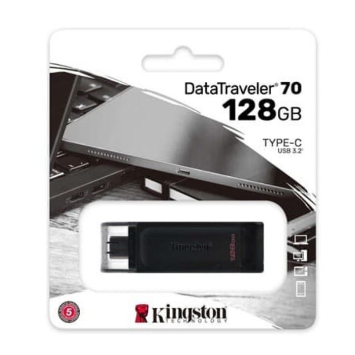 Flashdisk Kingston DT70 Type C 32GB/64GB/128GB ORIGINAL