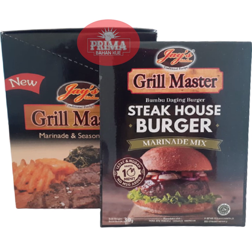 

GRILLMASTER STEAK HOUSE BURGER