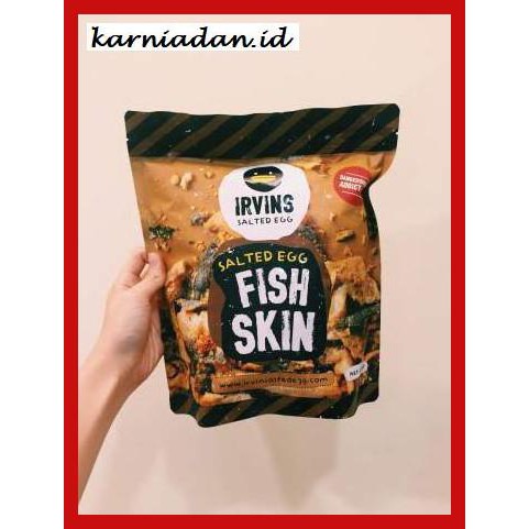 

MAKANAN-RINGAN- IRVINS SALTED EGG FISH SKIN 105 GRAM (MADE IN SINGAPORE) - FISH SKIN -BERMACAM-